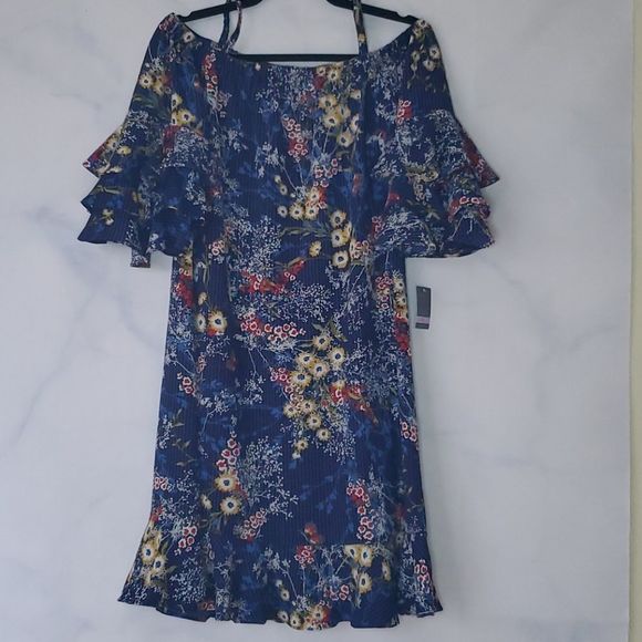 NWT - Gabby Skye Women's Berry Print Dress - Picture 2 of 8